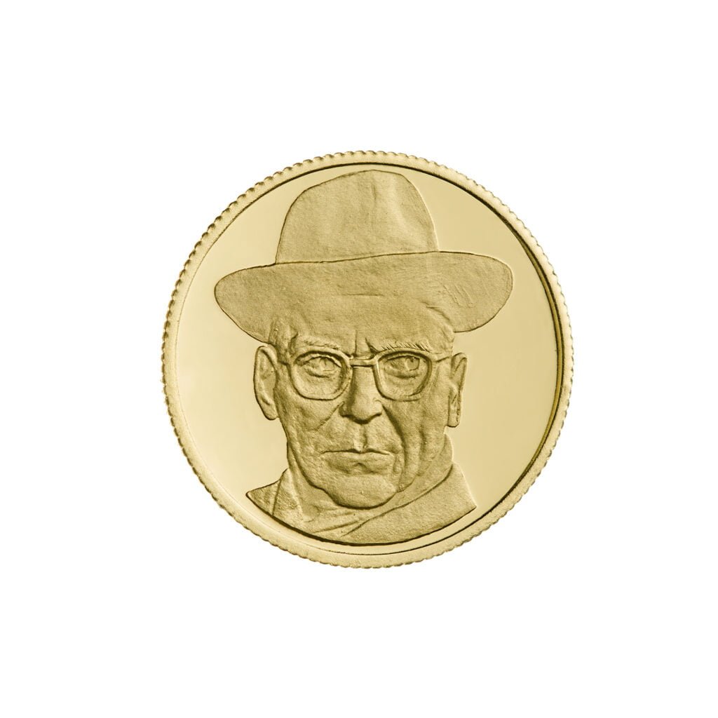 Zlatnik Ivo Andrić/revers na Drini ćuprija