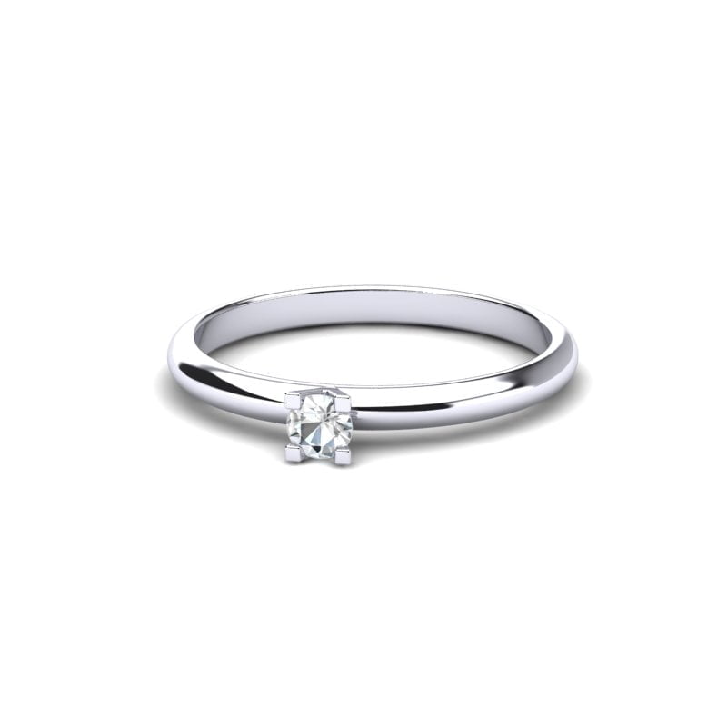 Verenički prsten sa brilijantom