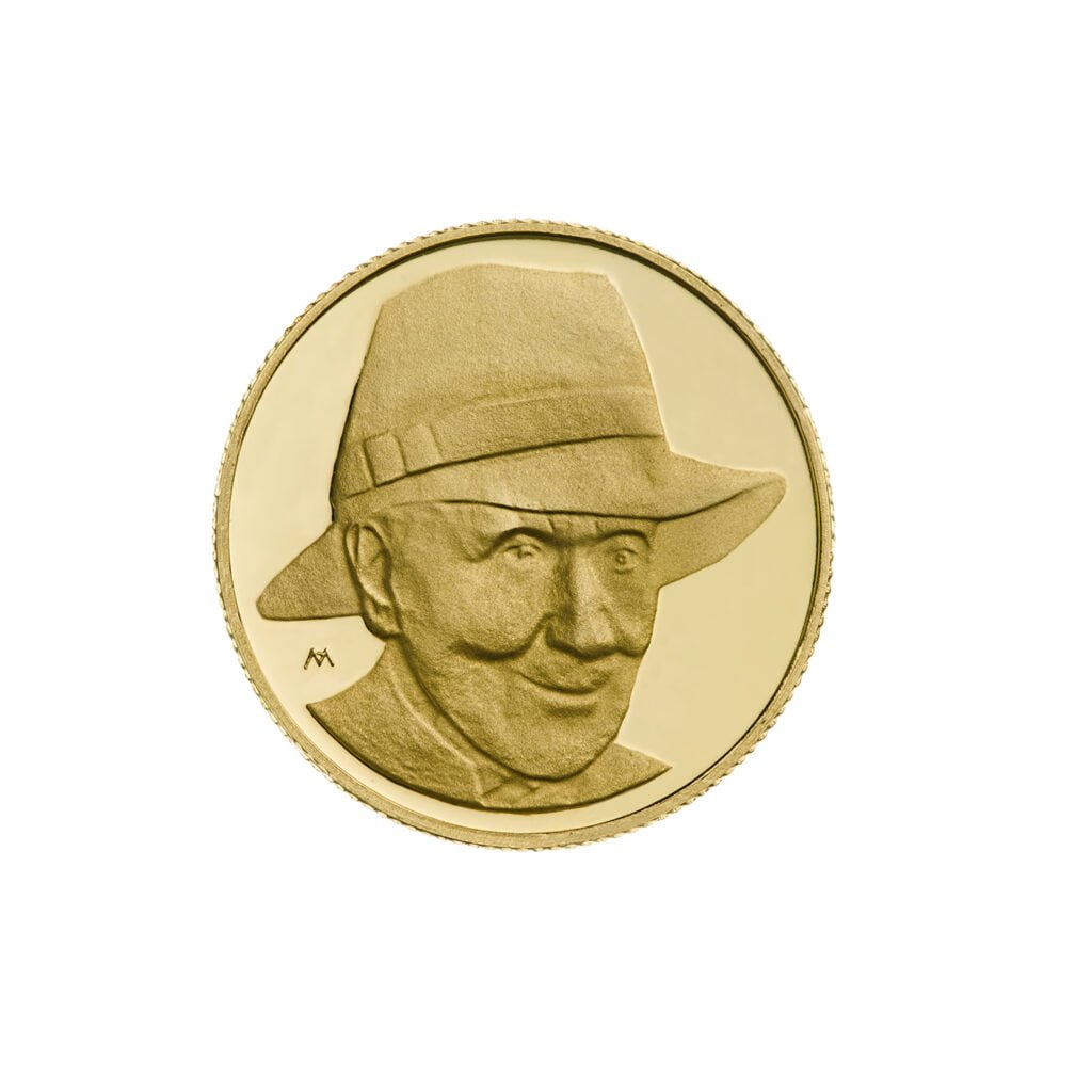 Zlatnik Desanka Maksimović/revers Pesništvu na dar