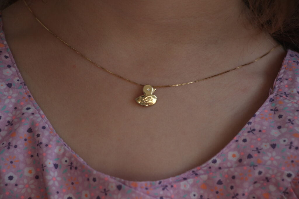 Ducky dečija ogrlica sa brilijantom