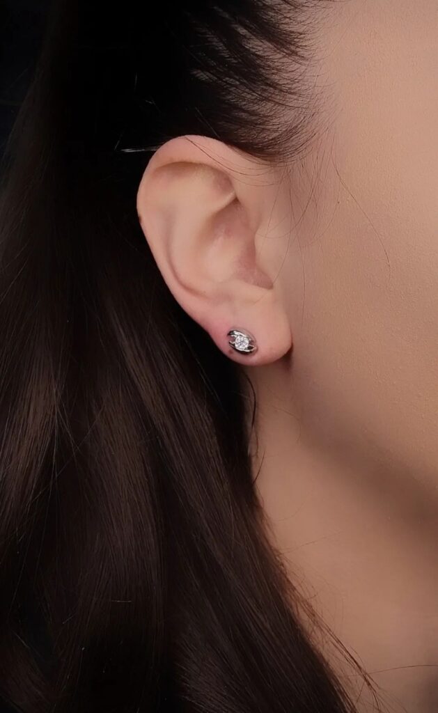 Specchio minđuše sa brilijantima