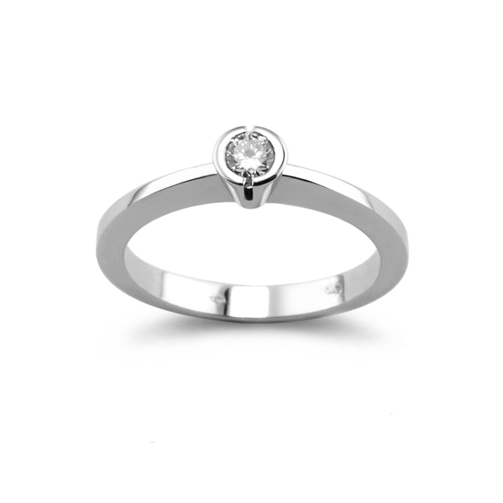 Verenički prsten sa brilijantom