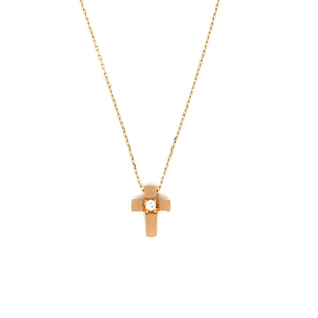 Ogrlica CROSS sa brilijantom