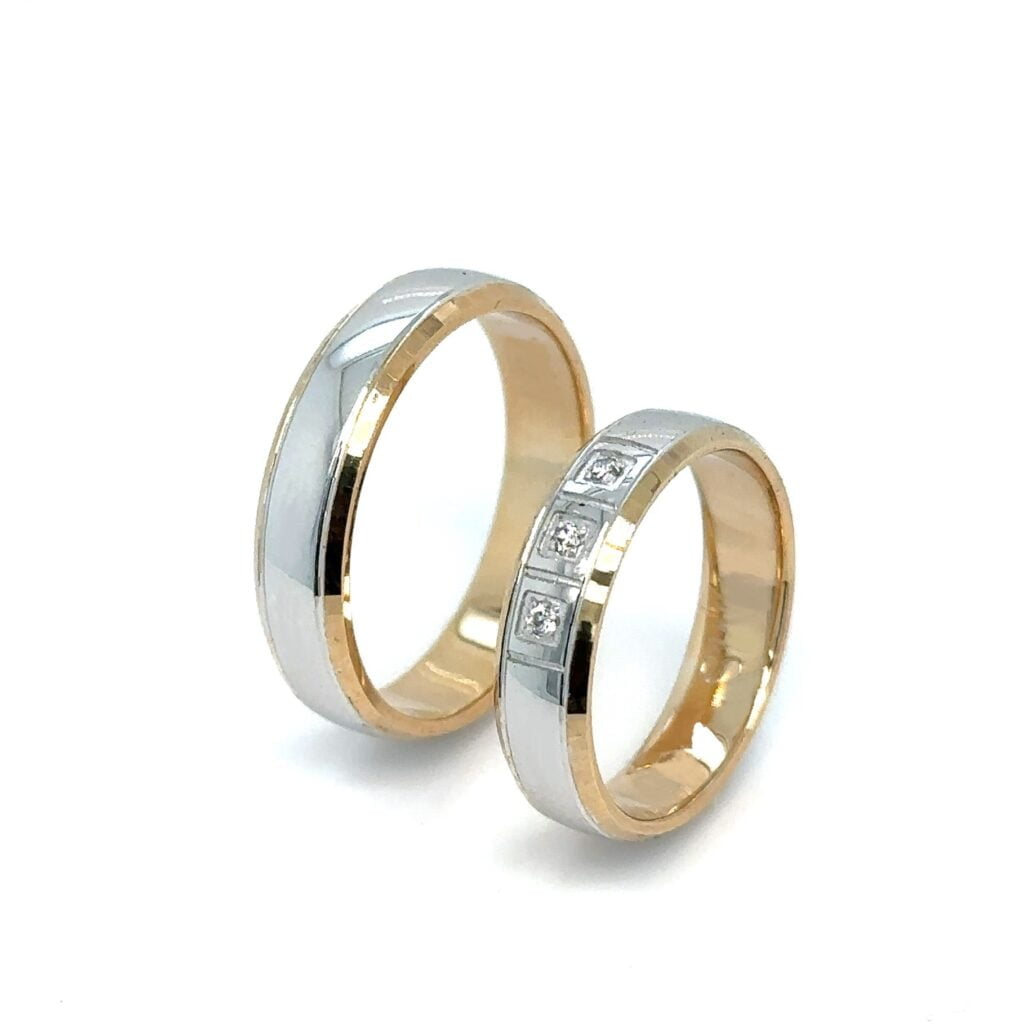 Burme u kombinaciji dve boje zlata