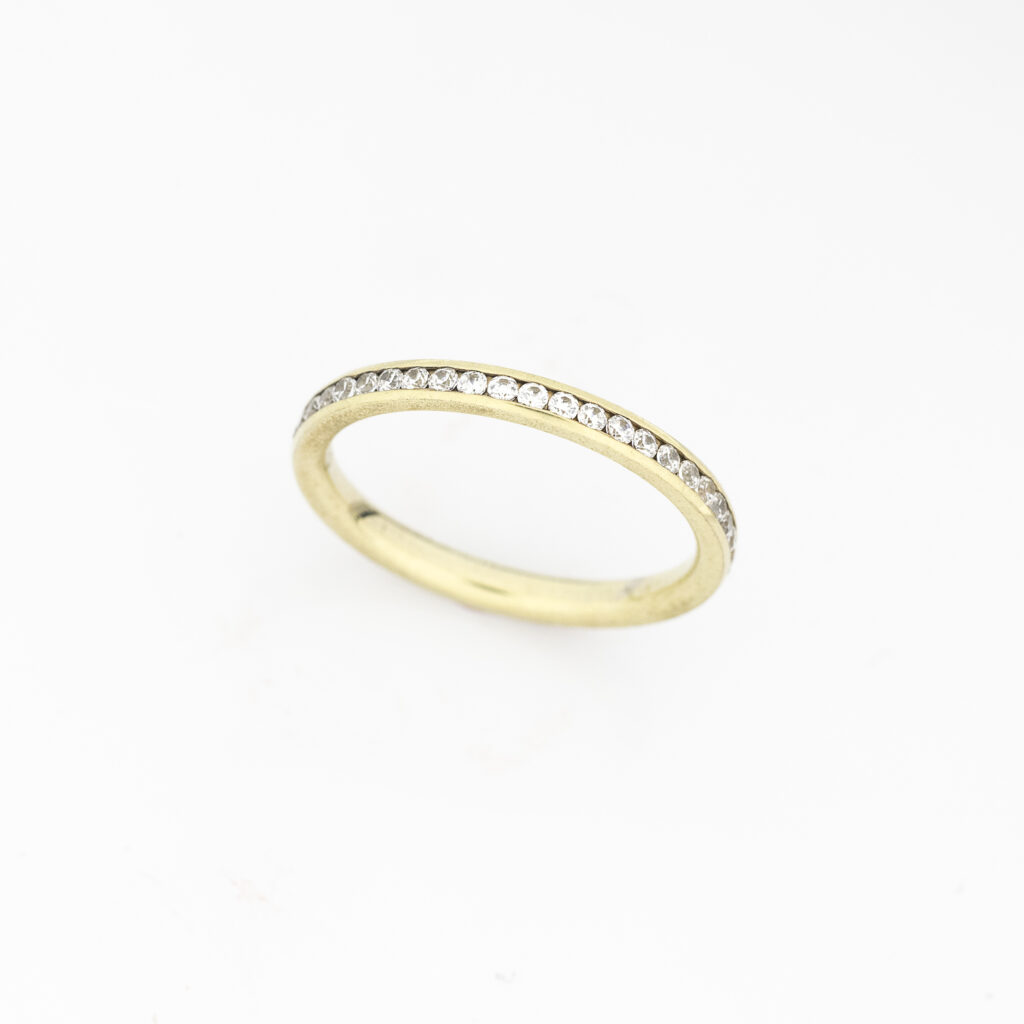 Prsten-burma od žutog zlata