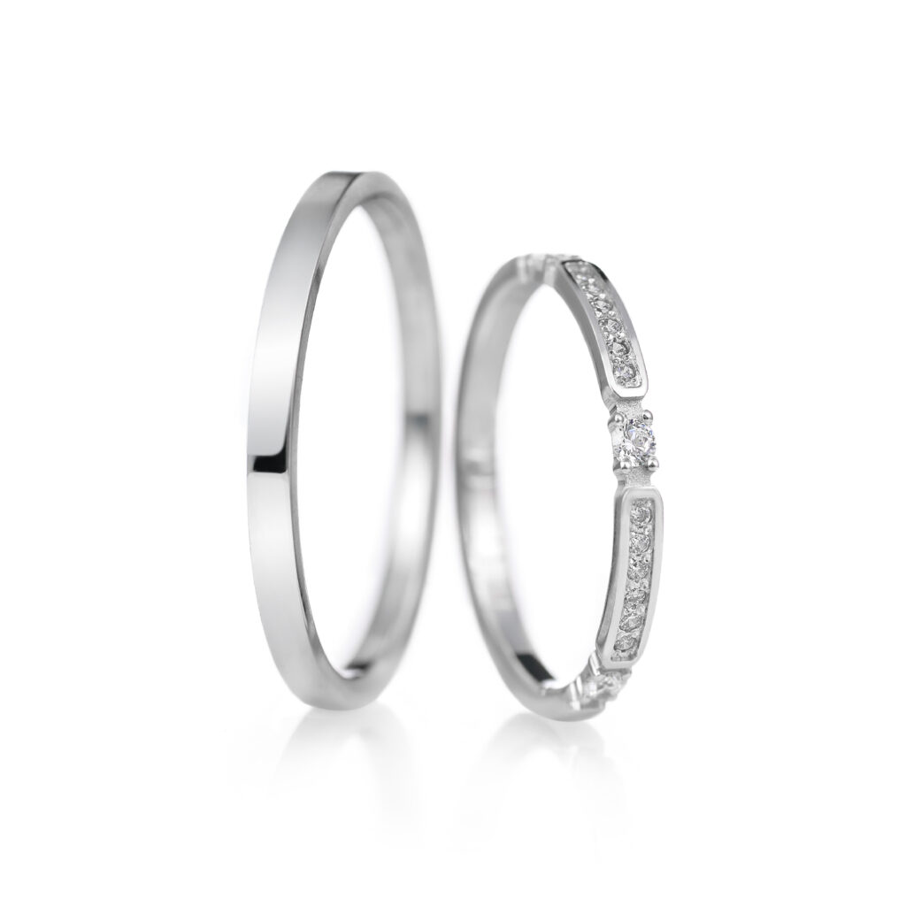 Burme od belog zlata sa dijamantima