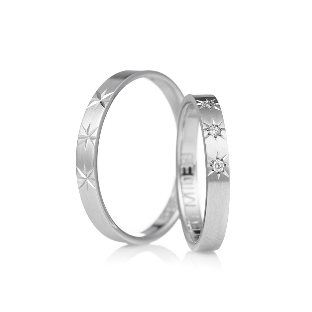 Burme od belog zlata sa dijamantima