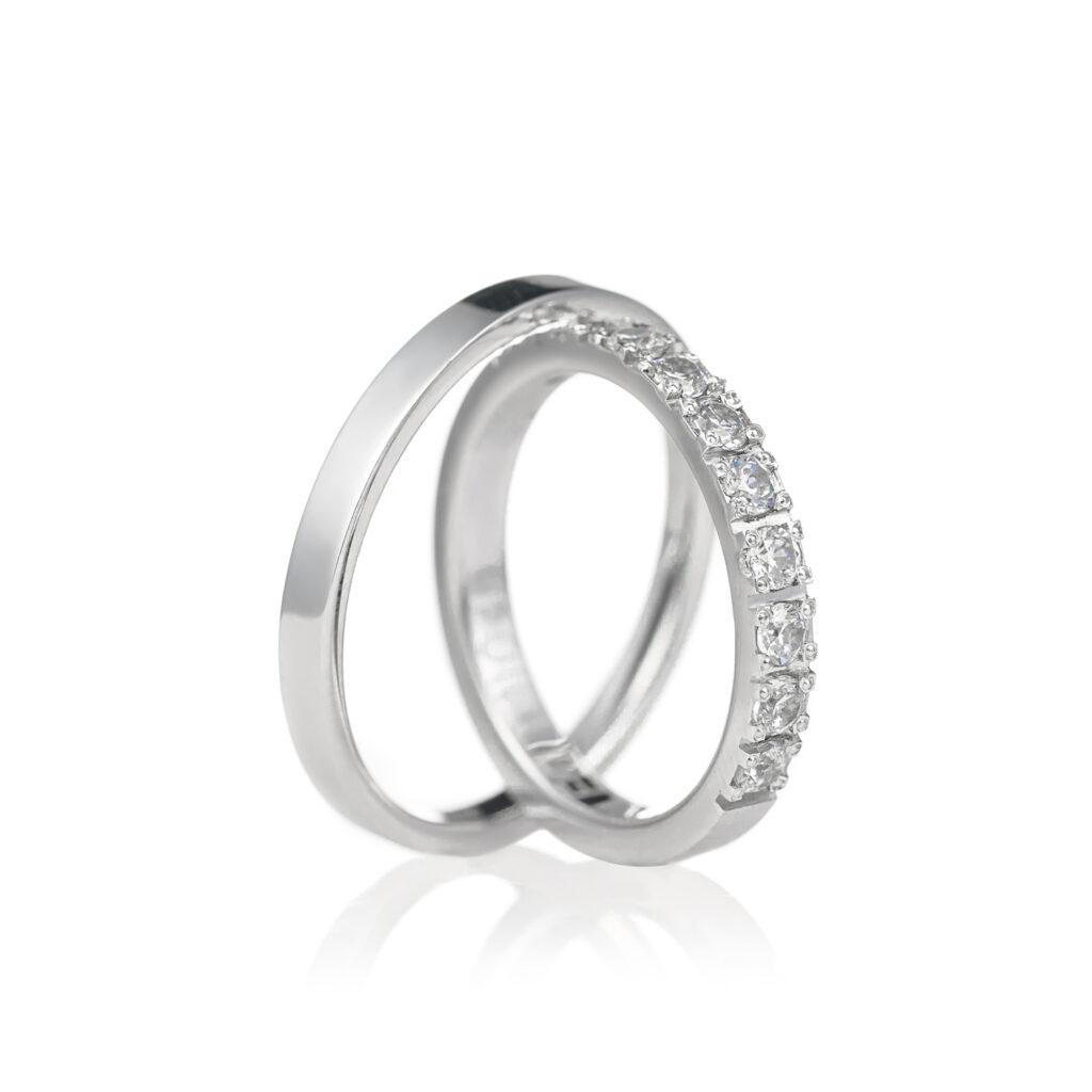 Burme od belog zlata sa dijamantima