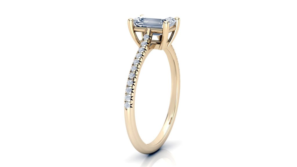 Emerald Cut Engagement Ring