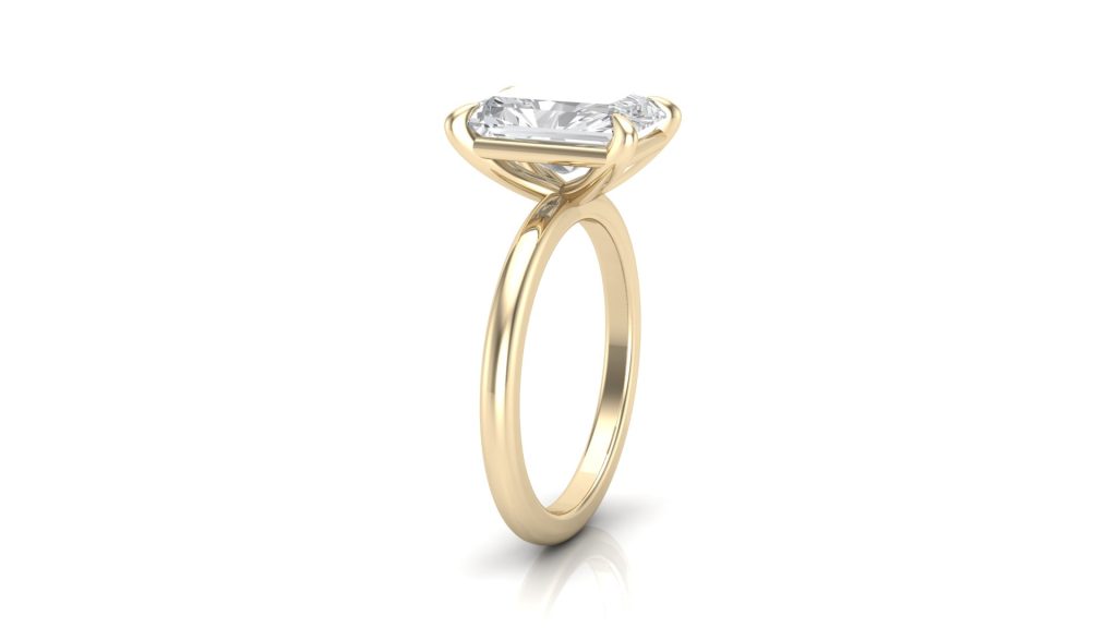Radiant Cut Engagement Ring