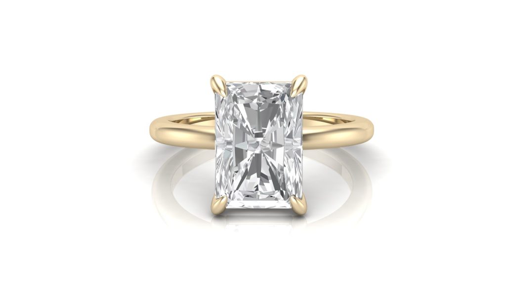 Radiant Cut Engagement Ring