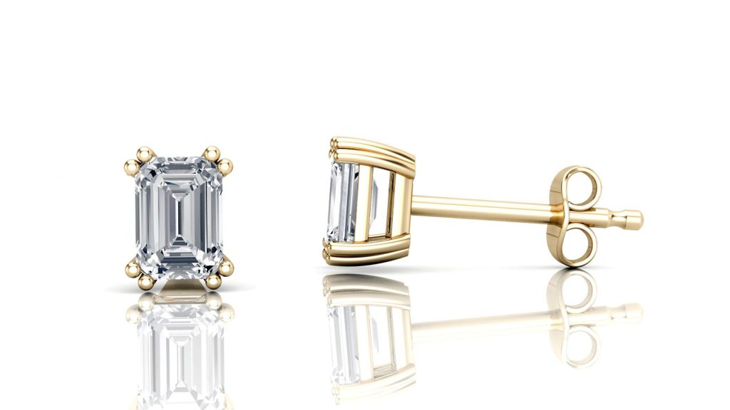 Emerald Cut Trendy Earrings