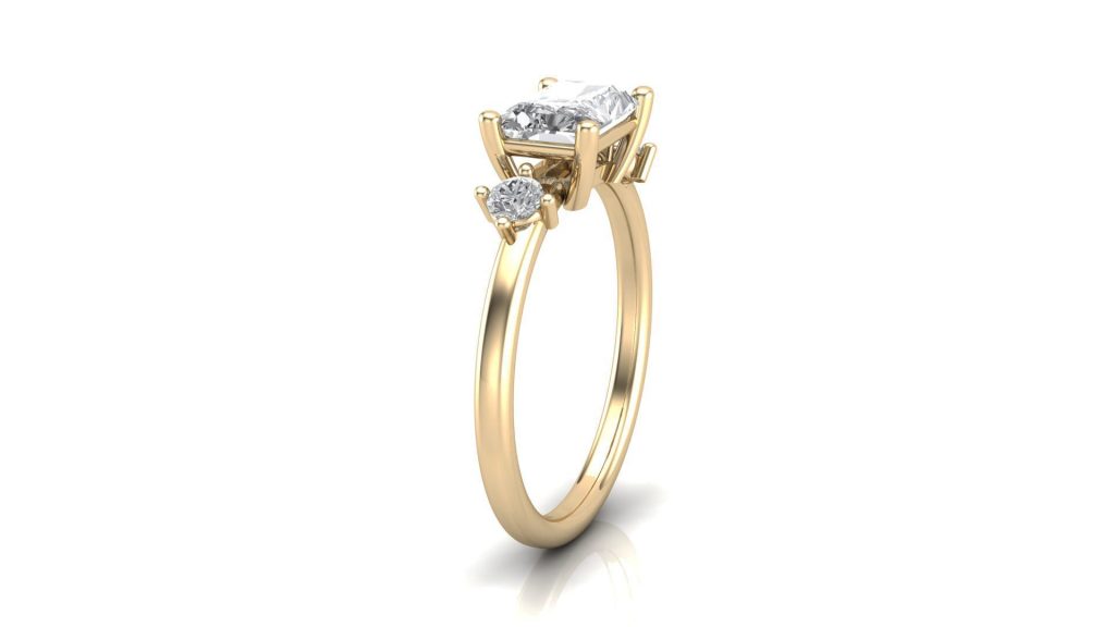 Radiant Cut Engagement ring